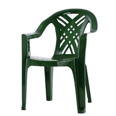 Кресло-стул №6 Престиж-2 пластиковое темно-зеленое, 66 х 60 х 84см