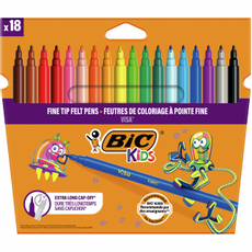 Фломастеры BIC Visa Kids, 18шт