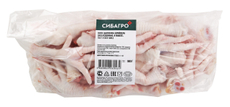 Ноги цыпленка-бройлера Сибагро охлажденные, ~1кг