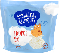 Творог Лузинская крыночка 9%, 450г