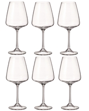 Набор бокалов для красного вина Crystal Bohemia Corvus, 450мл х 6шт