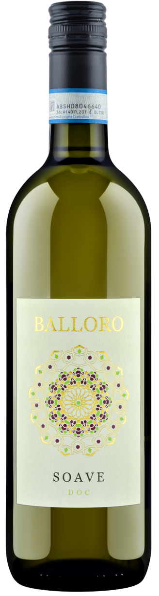 Вино Balloro Soave белое сухое, 0.75л