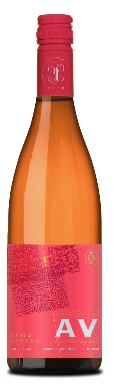 Вино Alma Valley AV розовое сухое, 0.75л
