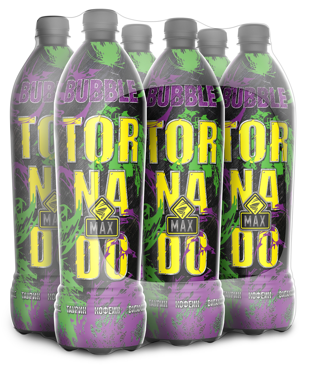 Напиток энергетический Tornado Bubble, 1л x 6 шт