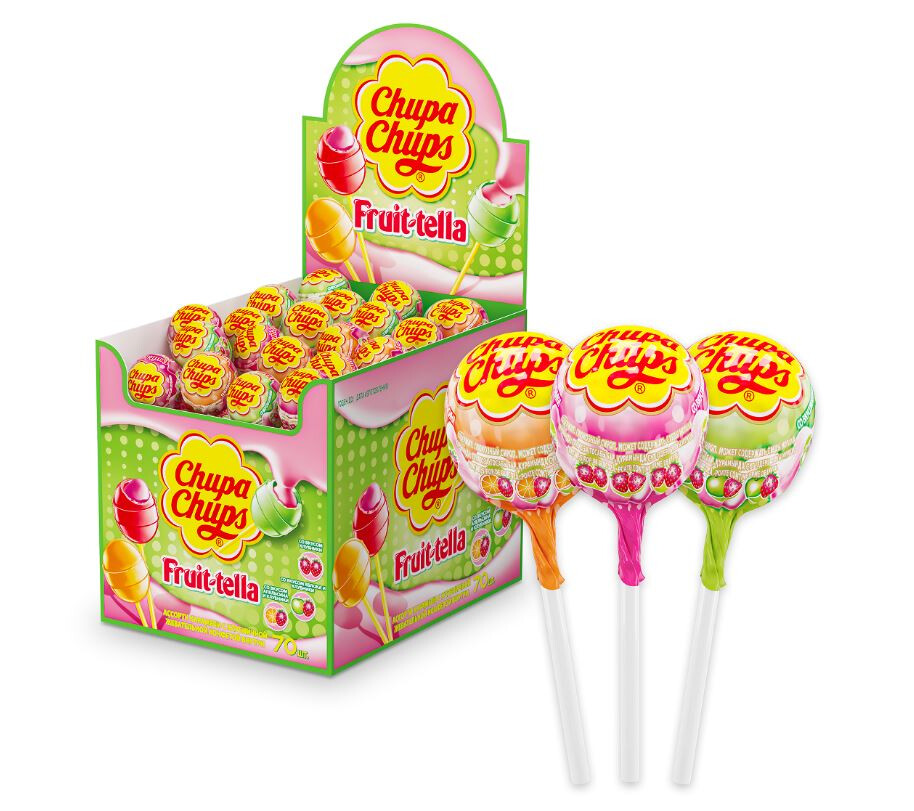 Карамель Chupa Chups Fruit-tella, 17г x 70 шт