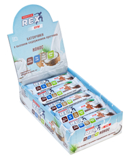 Батончик протеиновый ProteinRex Кокос без сахара, 60г x 15 шт