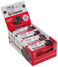 Пирожное протеиновое ProteinRex Брауни вишневое без сахара, 50г x 12 шт