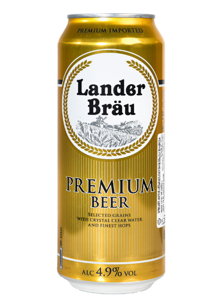 Изображение товара Пиво светлое Landerbrau фильтрованное пастеризованное, 0.5л