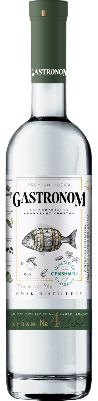 Изображение товара Водка Gastronom Купаж №4, 0.5л