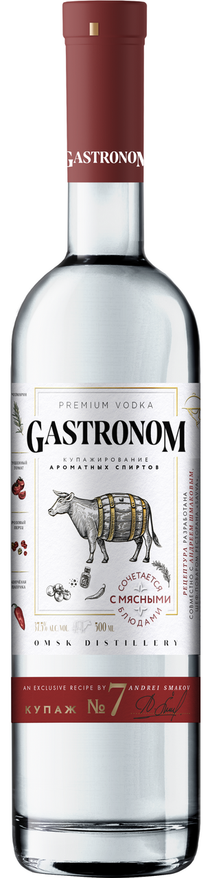 Изображение товара Водка Gastronom Купаж №7, 0.5л