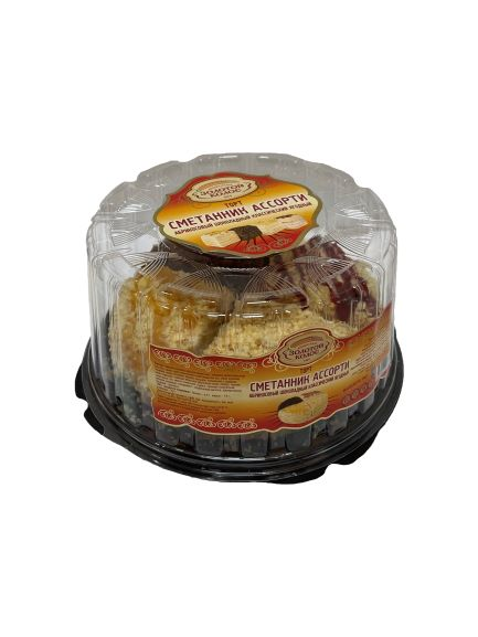 Торт Золотой колос Сметанник Ассорти, 540г