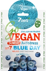 Маска тканевая для лица 7Days Go Vegan Sunday, 25г