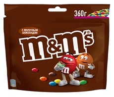 Конфеты M&M's Драже с молочным шоколадом, 360г