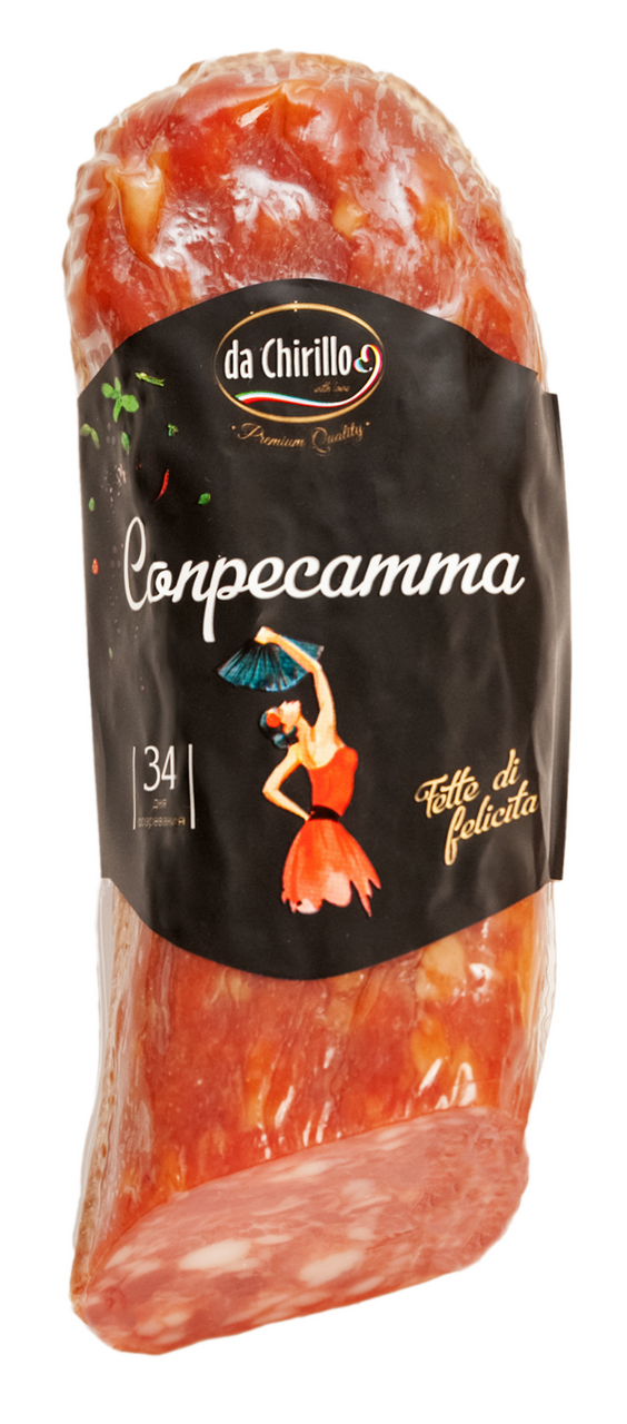 Колбаса Da Chirillo Сопресатта сырокопченая, ~300г