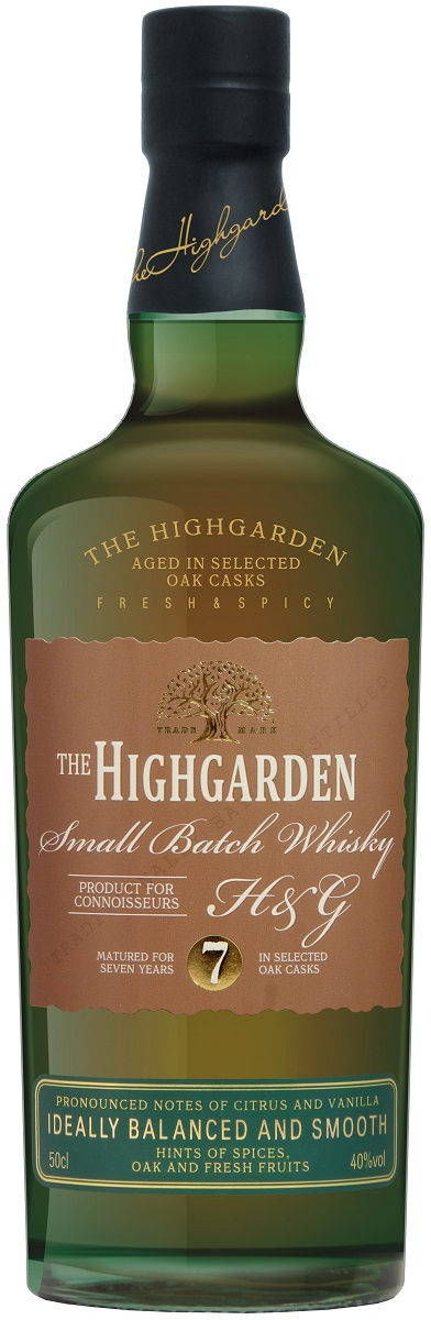 Изображение товара Виски Highgarden 7 лет, 0.5л — купажированный напиток из России