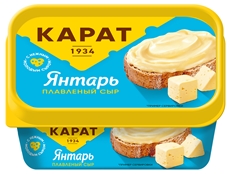 Сыр Карат Янтарь плавленый 45%, 400г