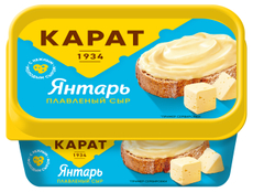 Сыр плавленый Карат Янтарь 45%, 400г