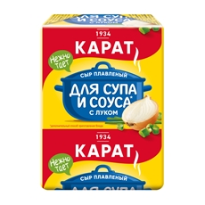 Сыр плавленый Карат с луком для супа, 45%, 90г