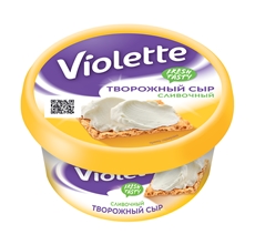 Сыр творожный Виолетта Violette Сливочный 70%, 140г