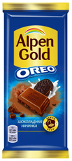 Шоколад Alpen Gold Oreo молочный, 85г