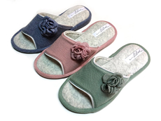 Тапочки женские Lucky Land открытые цветок