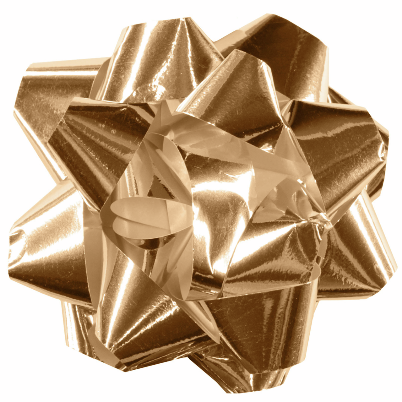 Бант Academy Style Звезда персиковый, 60мм