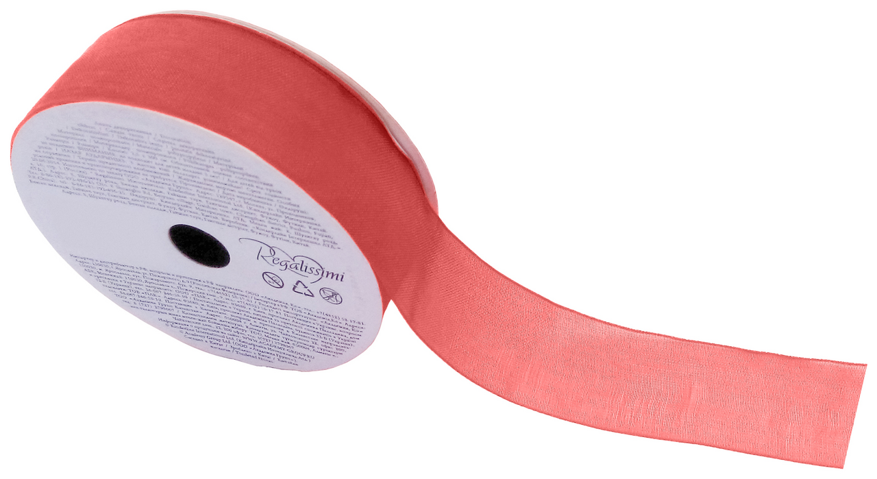 Лента полипропиленовая розовая Радуга As, 2.5см*3м