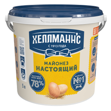 Майонез Hellmann's Настоящий 78%, 5л