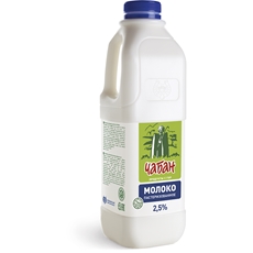Молоко Чабан пастеризованное 2.5%, 930г