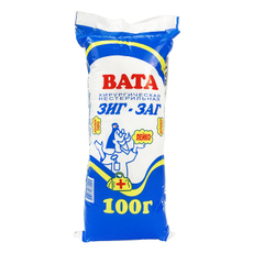 Вата Лейко хирургическая нестерильная Зиг Заг, 100г