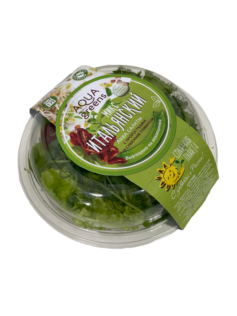 Аквасалат Солнечная планета с проростками, 150г