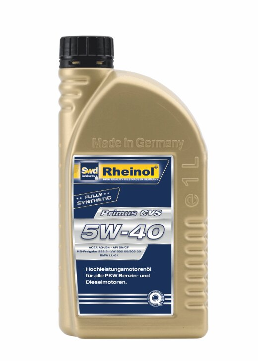 Масло моторное SWD Rheinol Primus Cvs 5W-40 синтетическое, 1л