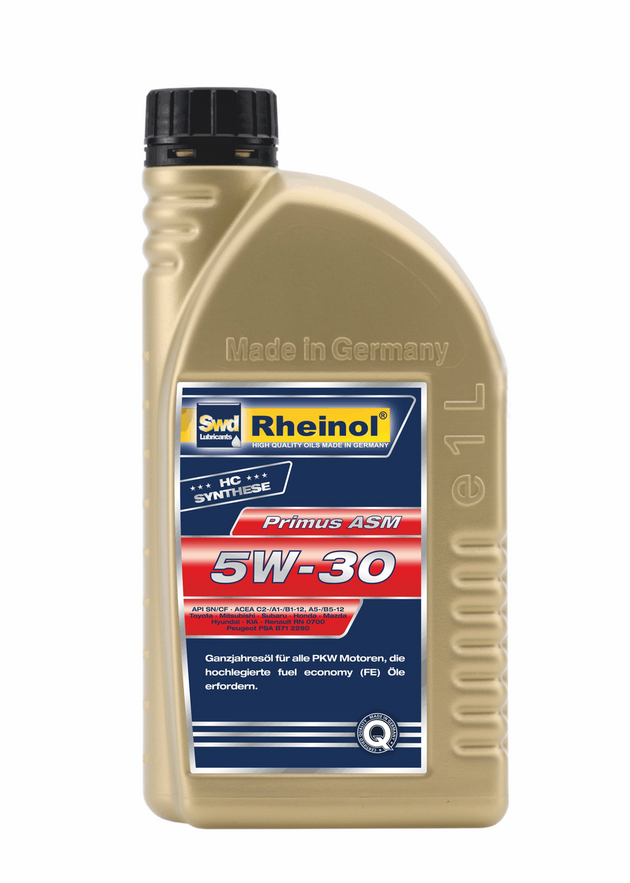Масло моторное SWD Rheinol Primus Asm 5W-30 синтетическое, 1л