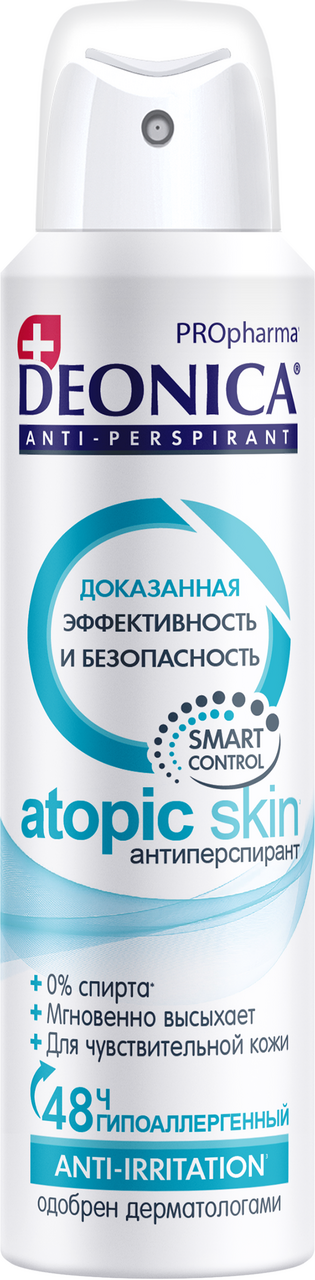 Антиперспирант-спрей Deonica Pro Atopic Skin, 150мл