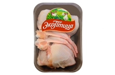 Набор из мяса цыпленка-бройлера Экоптица для чахохбили и шашлыка охлажденный, ~900г