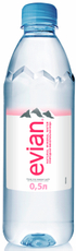 Вода Evian питьевая негазированная, 500мл