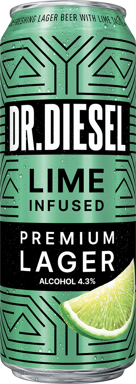 Напиток пивной Doctor Diesel Sexy Lime, 0.43л
