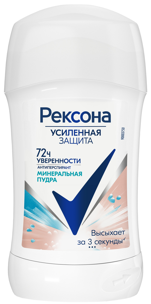 Изображение товара Антиперспирант-стик Рексона Минеральная пудра, 40 мл для женщин