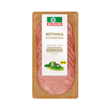 Ветчина из окорока Велком нарезка, 100г