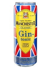 Напиток Manchester Джин-тоник Классический слабоалкогольный, 0.45л