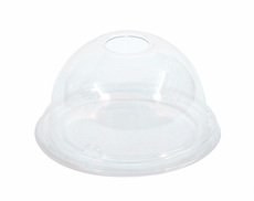 Крышка для стакана одноразовая Huhtamaki купольная пластиковая прозрачная 9.5см, 80шт
