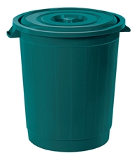 Бак для мусора Fackelmann пластиковый 80л, 57 х 57 х 50см