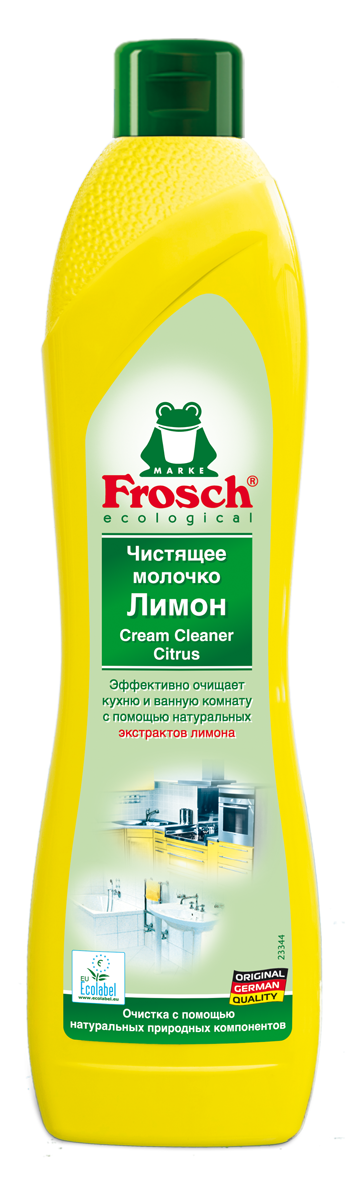 Чистящий крем FROSCH для ванной и комнаты Лимон, 0,5л