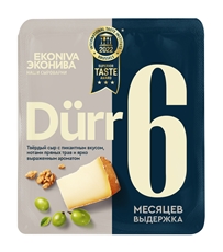 Сыр Эконива Durr 6 месяцев выдержки твердый 50%, 200г