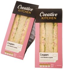 Сэндвич Creative Kitchen ветчина-сыр, 220г