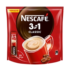 Напиток кофейный Nescafe Classic 3в1 20 пакетиков, 290г
