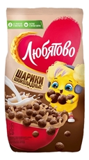 Готовый завтрак Любятово Шарики шоколадные, 200г