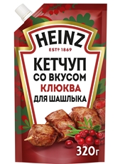 Кетчуп Heinz для шашлыка со вкусом клюквы, 320г