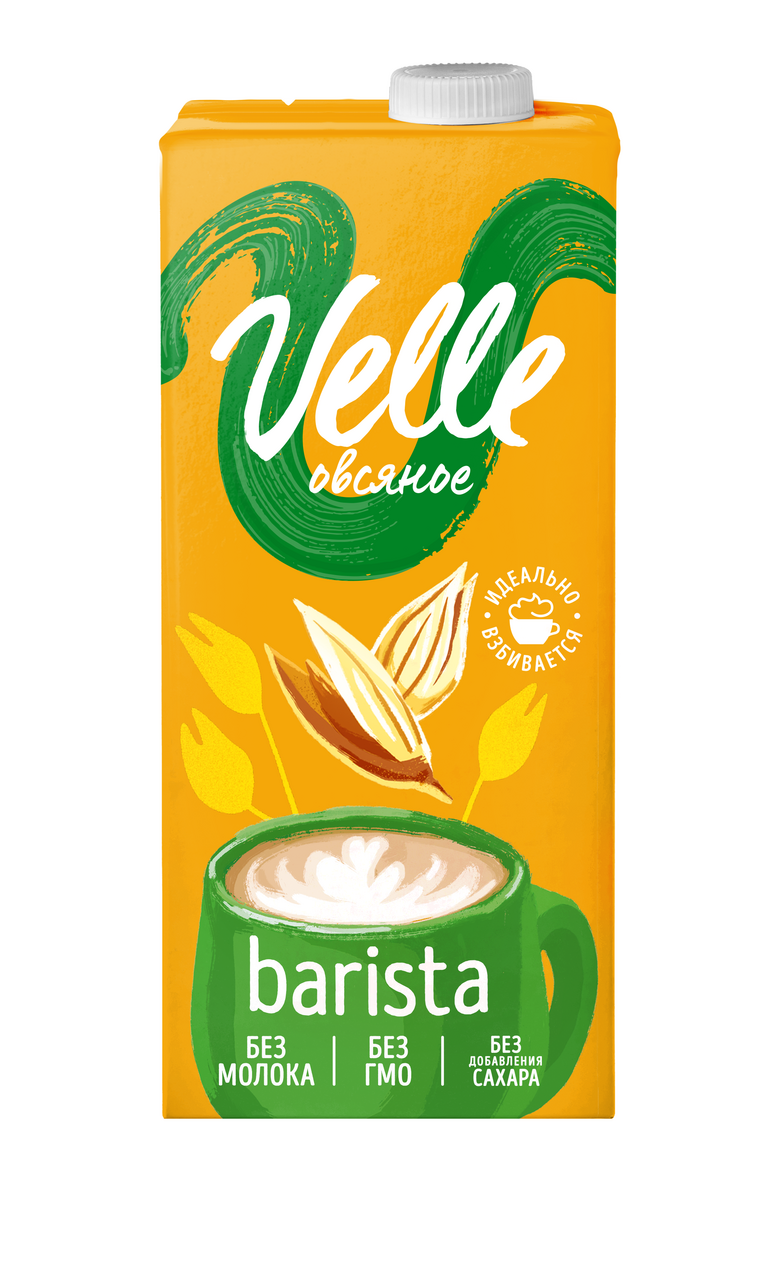 Напиток растительный овсяный Velle Barista, 1л