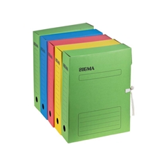 SIGMA Папки архивные на завязках картонные цветные 32.5 х 25 х 7.5см, 5шт